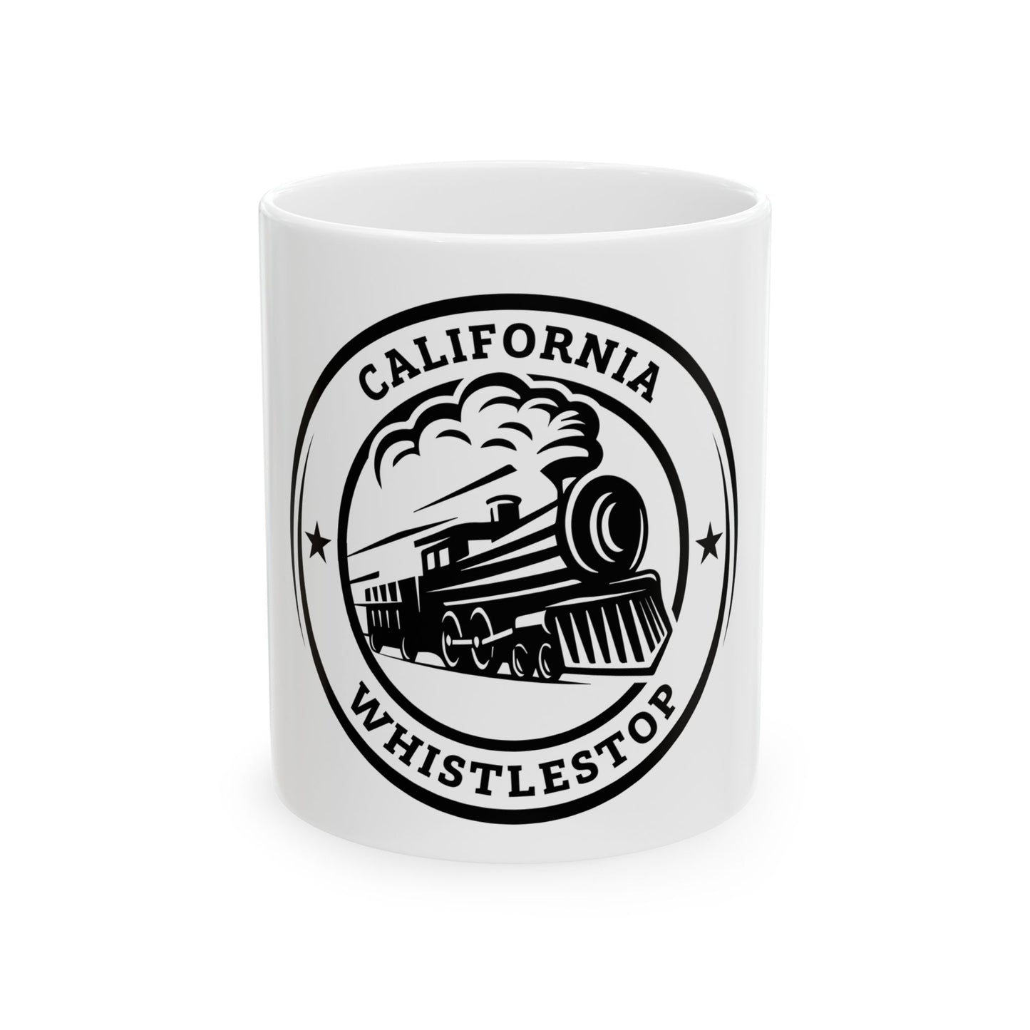California Whistle Stop Ceramic Mug - 11oz